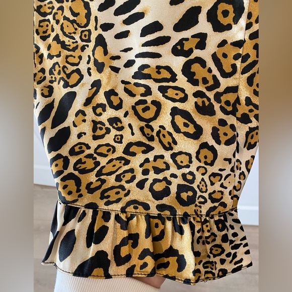 Early 2000’s Millennial Guess Jeans Leopard Dress - size 7 - Picture 5 of 9